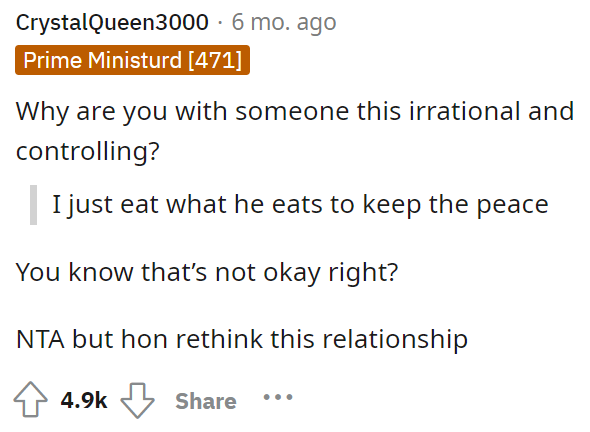 We second this one; rethink the relationship, sis.