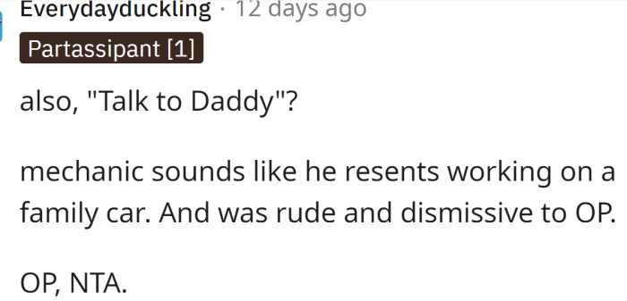 This Redditor also has a point