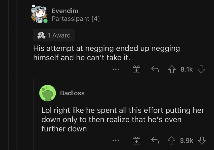 His whole world crumbled around him after learning what OP does for a living.