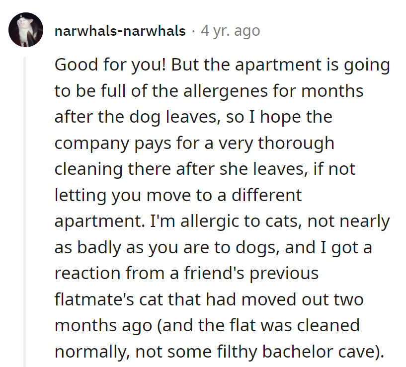 Looks like she's in for a cleaning spree—here's hoping for some company-sponsored sparkle!