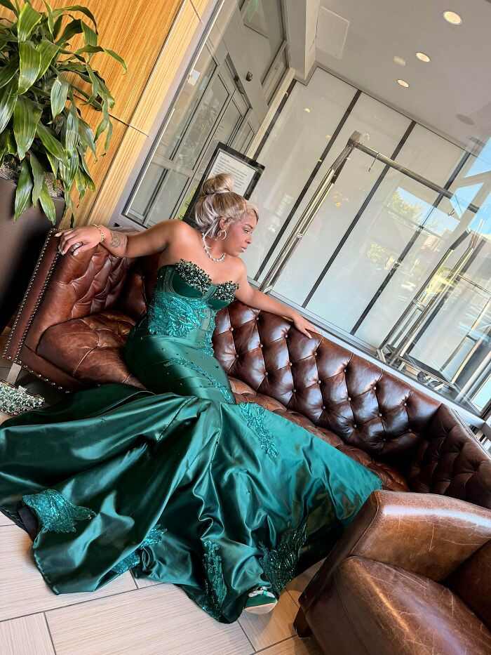 "I Made My Daughters Prom Dress With No Sewing Experience"