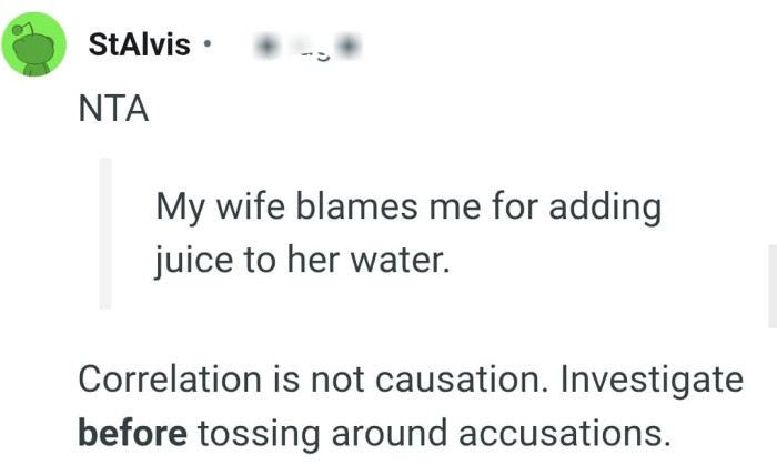 The OP should investigate before throwing accusations around