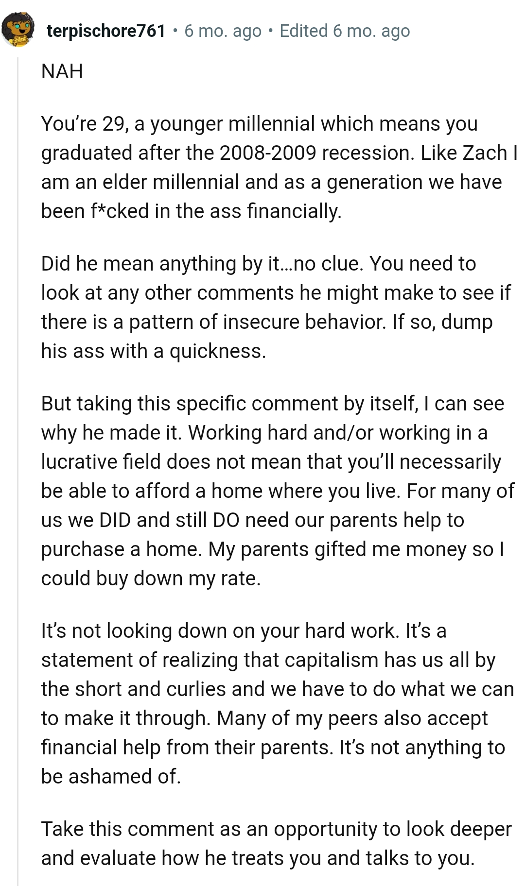 Did he mean anything by it?