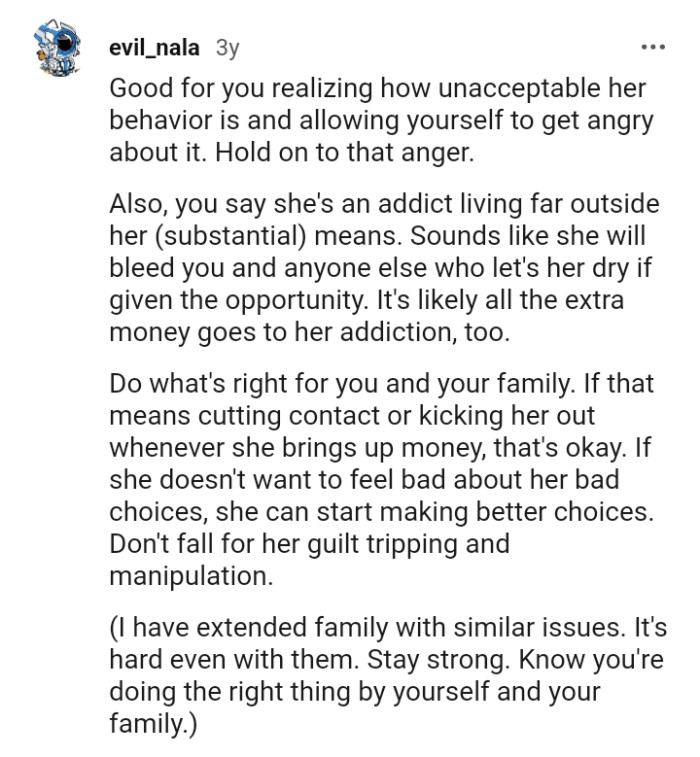 Sounds like she'll bleed the OP