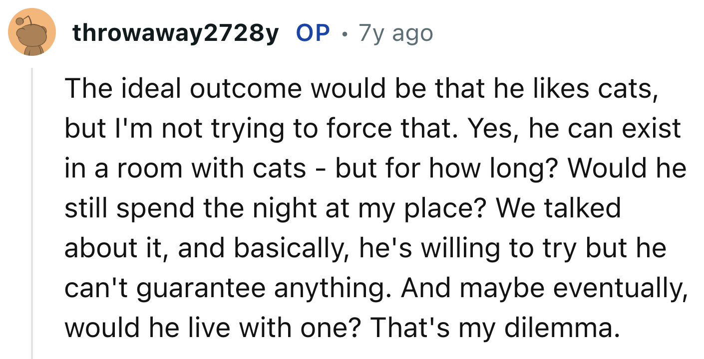 Willing to Try to Love Cats or Pets