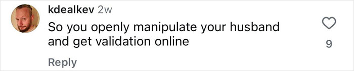 It's manipulation