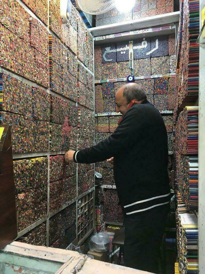 "A Color Pencil Shop In Tehran, Iran"