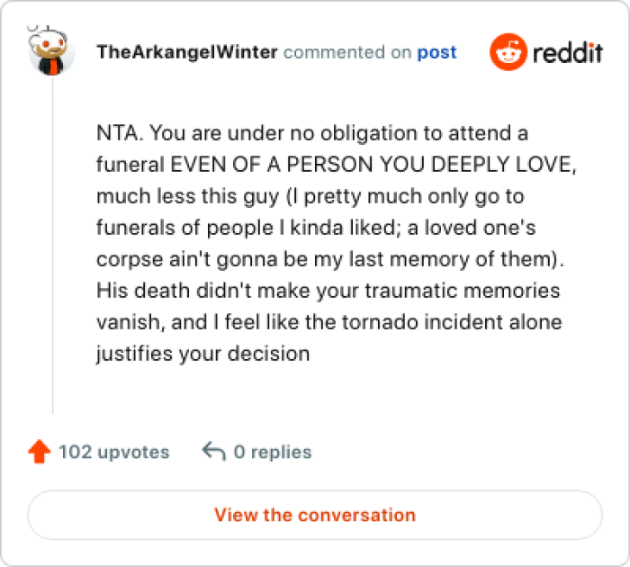 She's under no obligation to do literally anything, honestly.