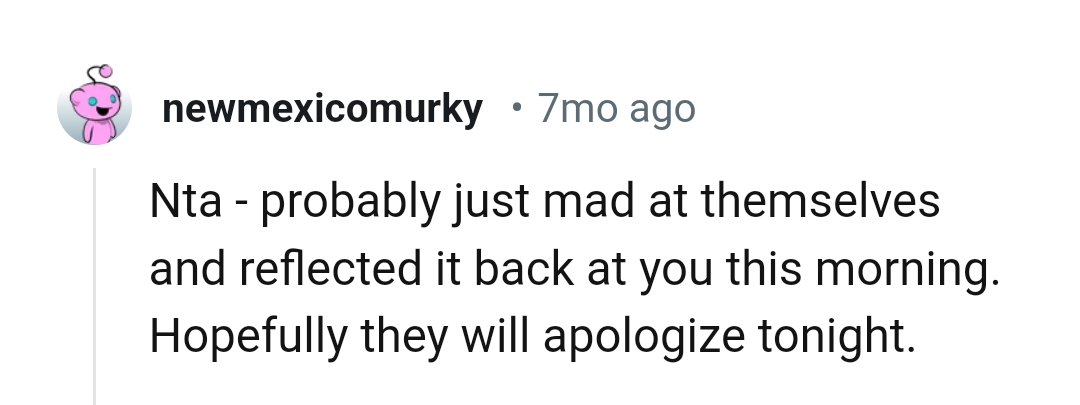 They might just apologize