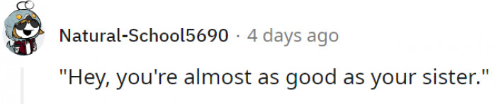 This is hilarious — would certainly throw anyone off balance.