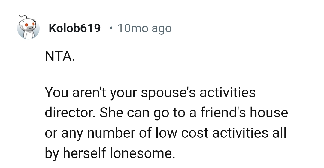 And the comments continue...