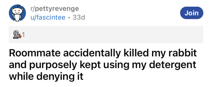 The OP asked for advice after her roommate accidentally killed her rabbit.