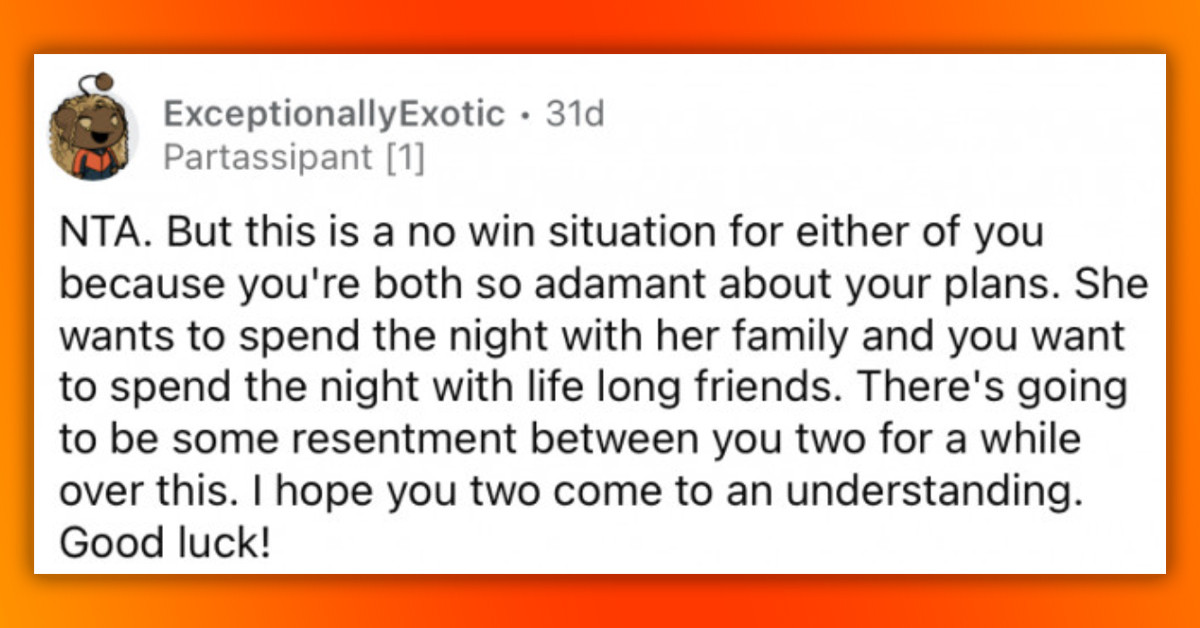 Husband Asks If He's An A**hole For Telling His Wife She Can Celebrate Christmas With Her Family Alone After They Reschedule