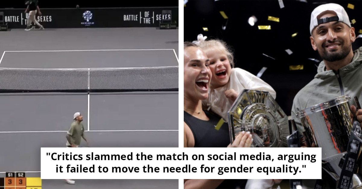 Fans Shocked as Women's Top Player Plays on Smaller Court Against Male Rank 671 in 'Battle of the Sexes' Showdown