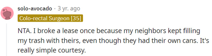 Basic courtesy should be a given in communal living!