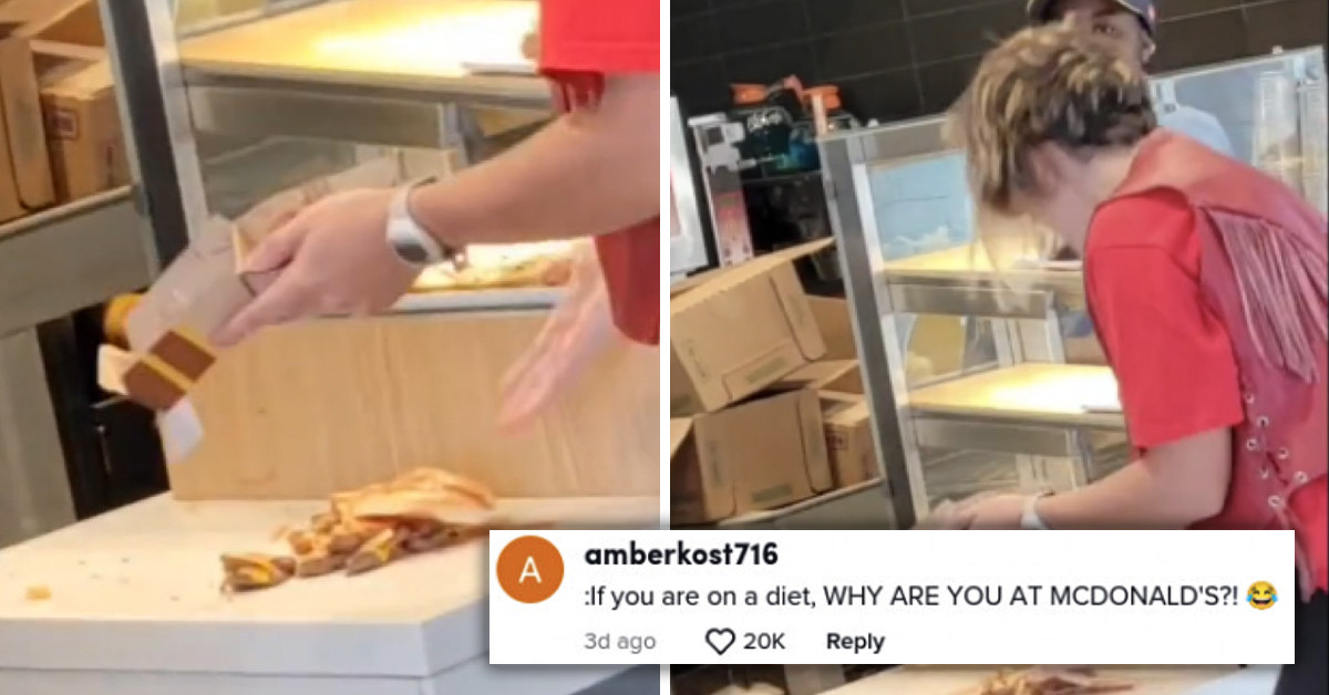 "Karen" Goes Viral On TikTok After Wildin' About Too Much Ketchup On Her Hamburger