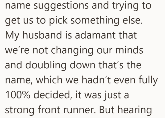 Resistance takes shape. The push to compromise ends up strengthening their stance.