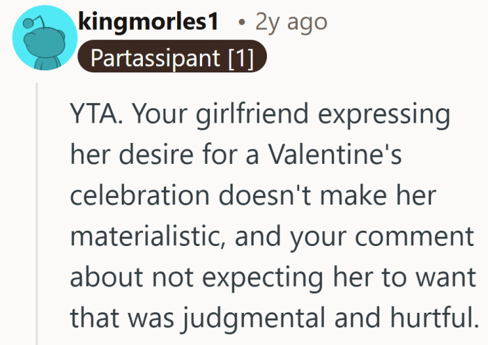 Wanting a plan for Valentine’s Day suddenly turns into a personality judgment, and that is where things go sideways.