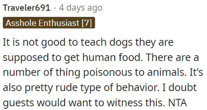 It can be unpleasant for guests.