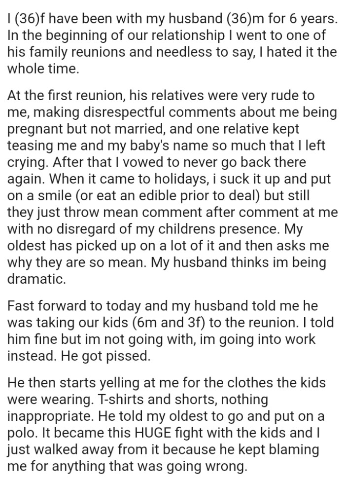 OP's oldest has picked up on a lot of it and then asks her why they are so mean.