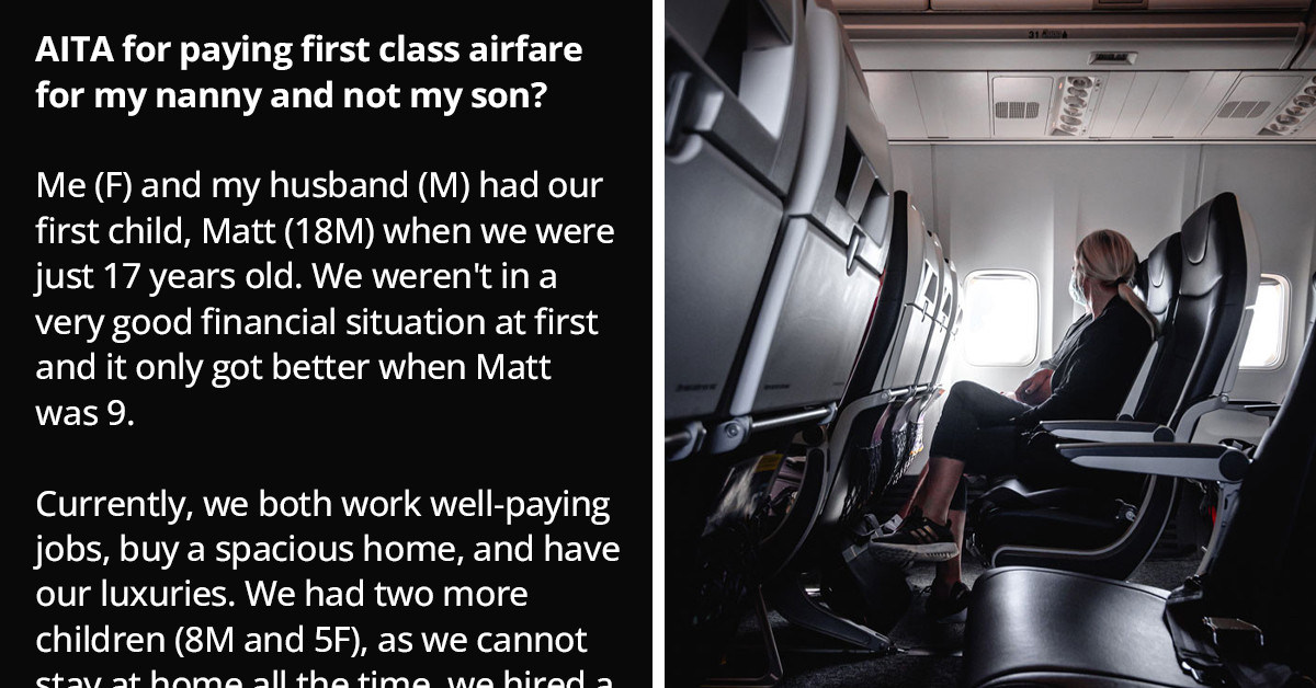 Woman Buys First Class Seats For Nanny And Her Son To Teach Her Own Elitist Son A Lesson – Chaos Ensues