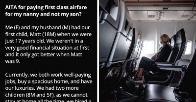 Woman Buys First Class Seats For Nanny And Her Son To Teach Her Own Elitist Son A Lesson – Chaos Ensues