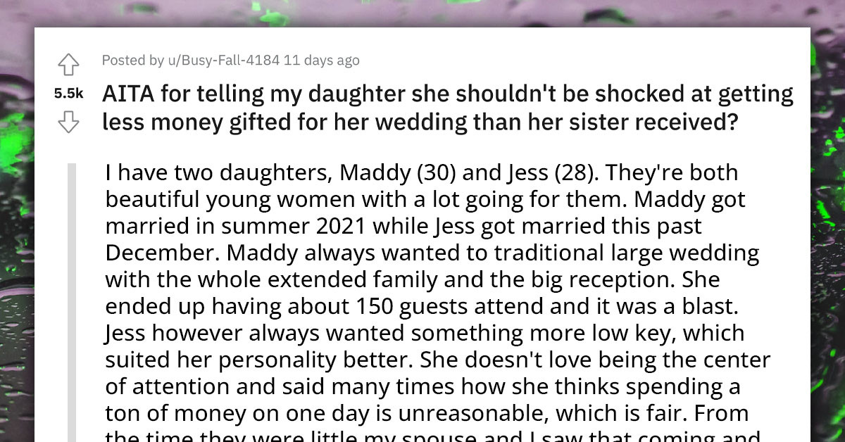 Woman Complains About Not Getting Gifts and Money From People She Didn’t Invite to Her Wedding, Parents Set Her Straight