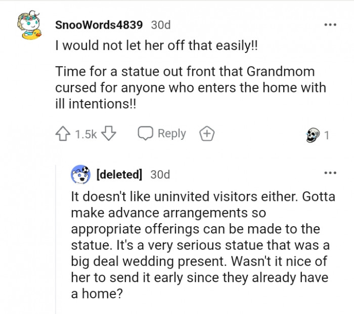 Time for a Statue Out Front