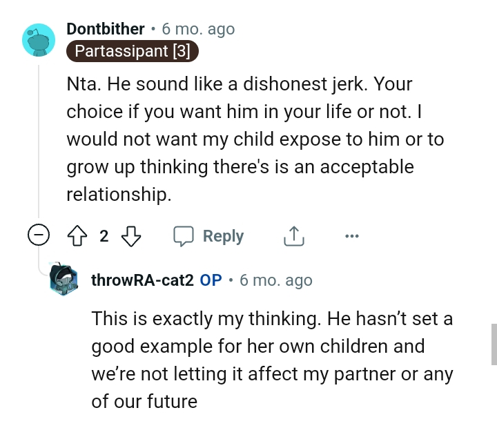 This Redditor Wouldn't Want Their Child Growing Up Thinking That This Is an Acceptable Relationship