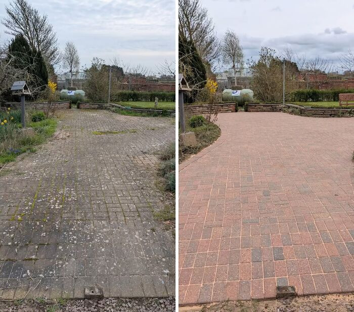 "Filthy Block Paving Action"