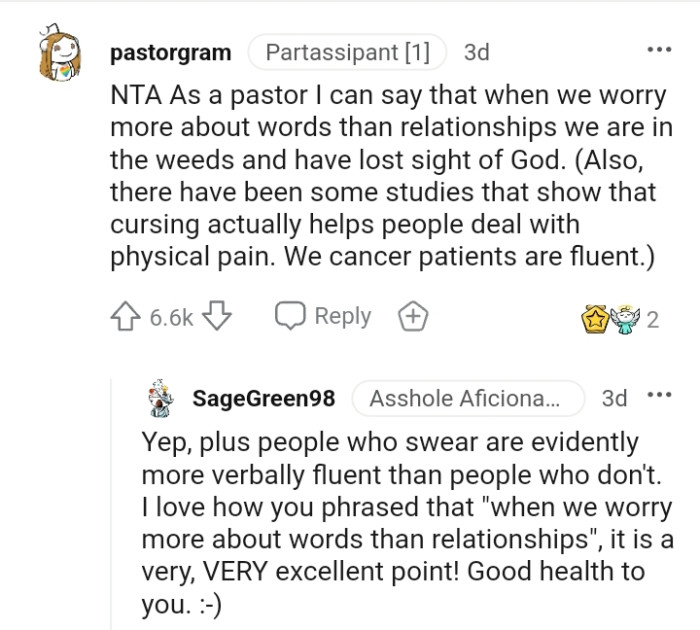 Cursing actually helps people deal with physical pain?