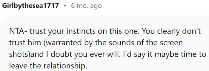 It may be time to leave the relationship.