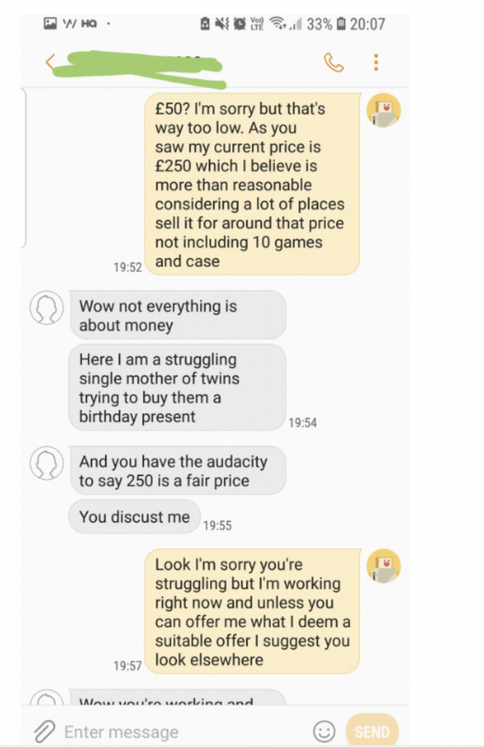 16. OP tried to explain politely, but to no avail 3/4