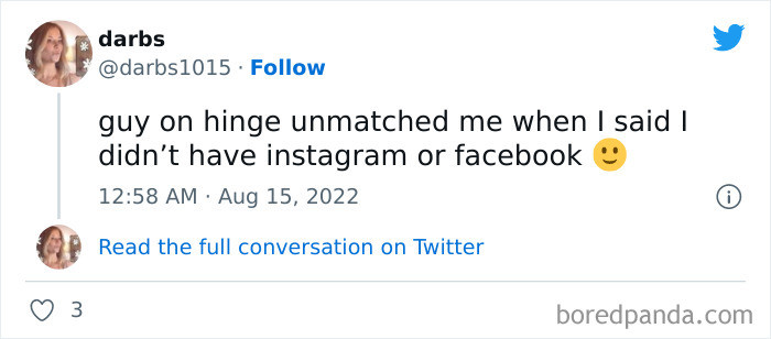 22. Hey, people who don't have much social media footprint are the best people!