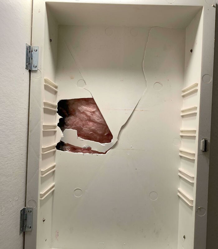 44. According to the original poster, their neighbor was on drugs. That's probably why he went after the medicine cabinet.