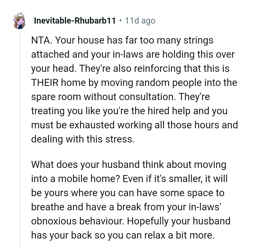 What Does OP's Husband Think About All This?