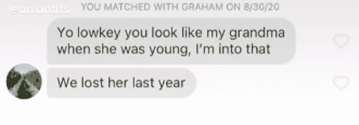 Grandma fetish? Now, that’s weird.