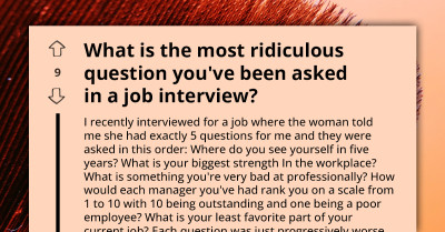 Most Outrageous Job Interview Questions People Have Been Asked