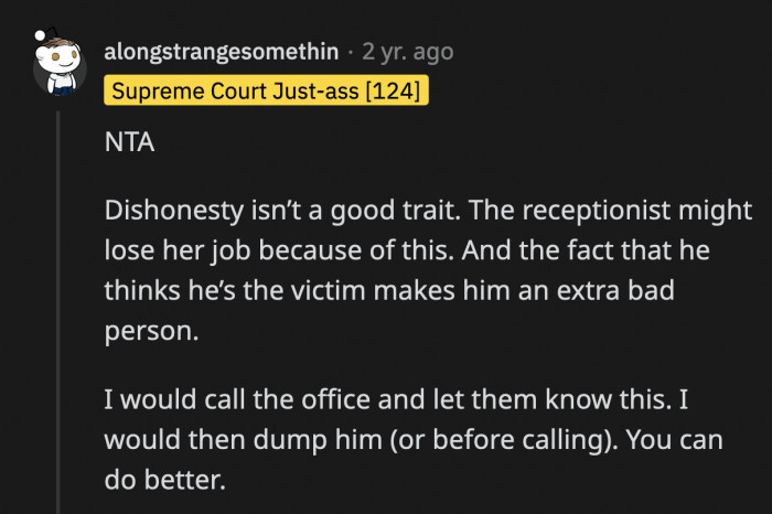 He has somehow convinced himself that he's the wronged party. What goes on in this guy's brain?