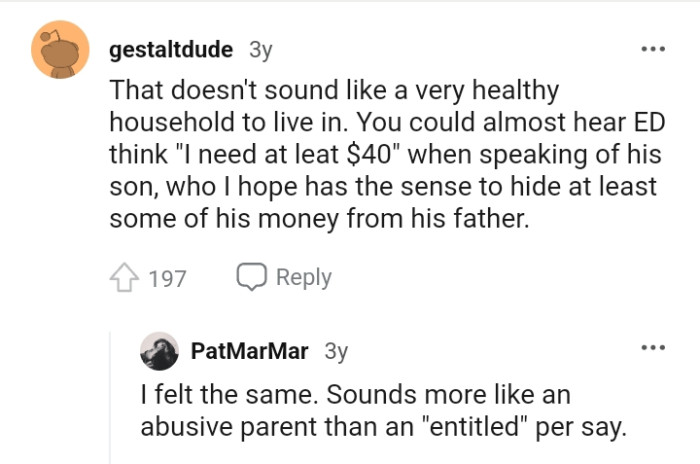 Here are a bunch of the most upvoted comments from other Redditors for you to read through below