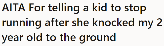 The OP wonders if scolding another kid was inappropriate.