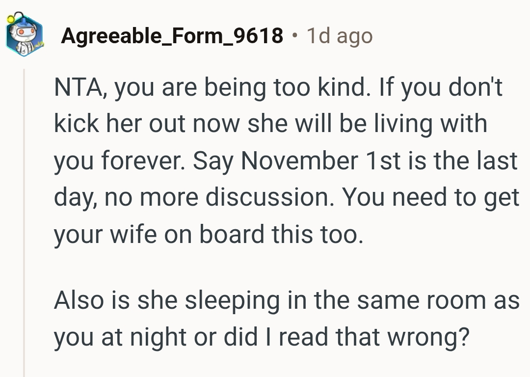 The OP needs to get his wife on board