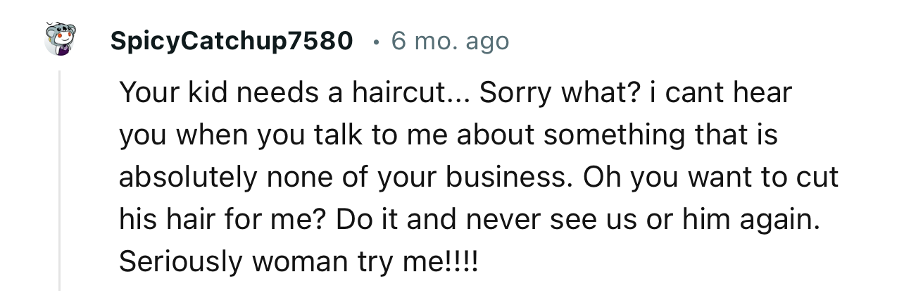 A perfect way to handle such a situation