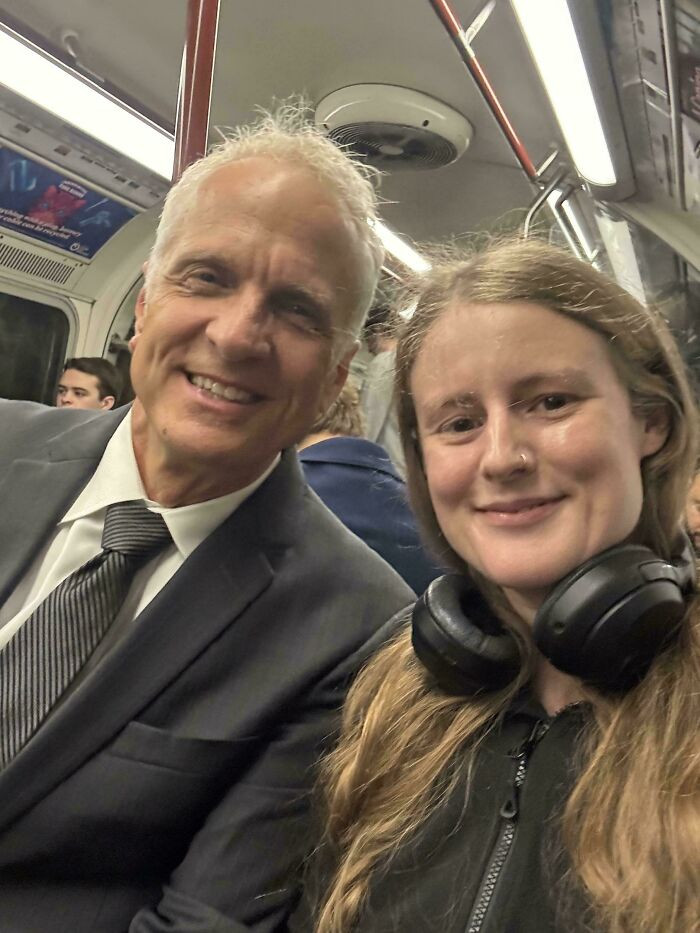 "I Met Patrick Fabian On The Bakerloo Line In London On My Way To Work Today"