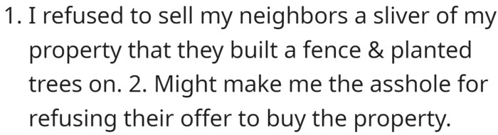 OP has offered the following explanation for why they think they might be the a-hole: