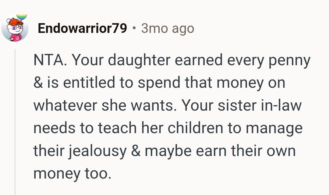 They need to manage their jealousy