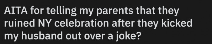 OP's wondering if she's TA in this situation