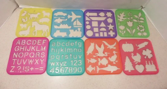 20. Tupperware stencils
