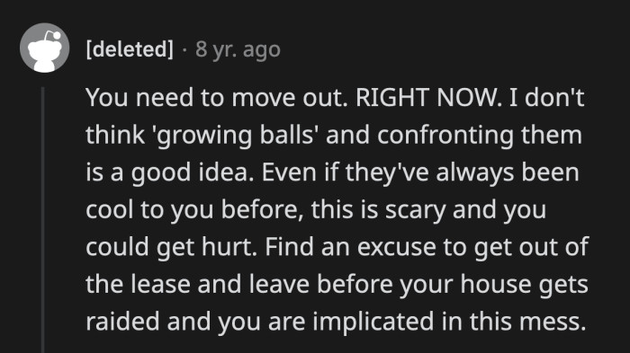 Now is not the time for OP to worry about 