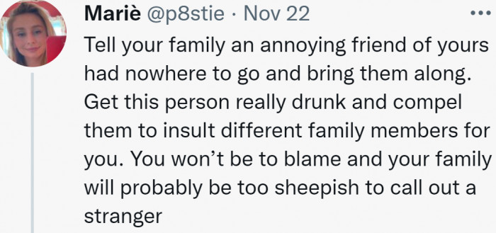 A friend of yours can also be helpful: